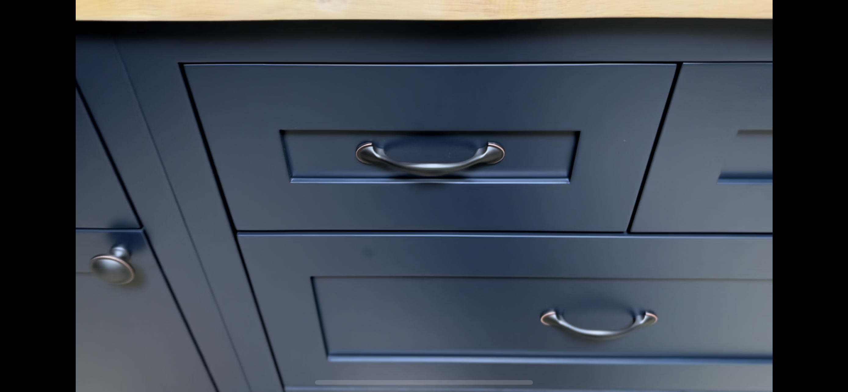 OXARD BLUE INSET CABINETS