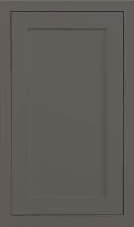 Dark grey inset kitchen cabinets